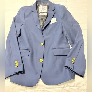 Blue Blazer with Gold Buttons